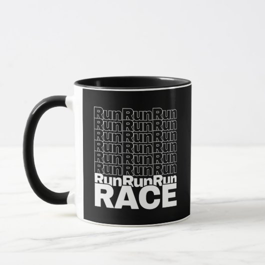 Motivierend Runner-In-Training-Zitat - Rennen lauf Tasse (Links)