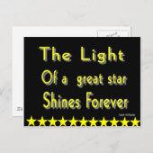 Motivierend Satz Postkarte (Vorne/Hinten)