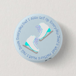 Motivierend Schaltfläche für Ice-Skaten-Quote Button