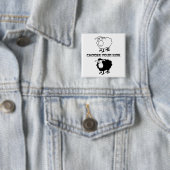 Motivierend Schaltfläche Schwarz-Weiß-Schafe Button (Beispiel)