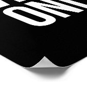 Motivierend Schatten Poster (Ecke)