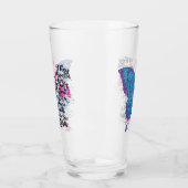 Motivierend Schmetterlingsglas Glas (Links)