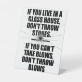 Motivierend Schreibtisch Sockelschild (Vorderseite)