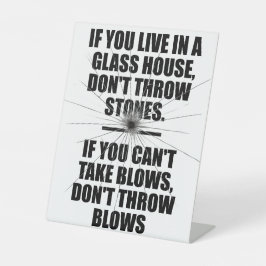 Motivierend Schreibtisch Sockelschild