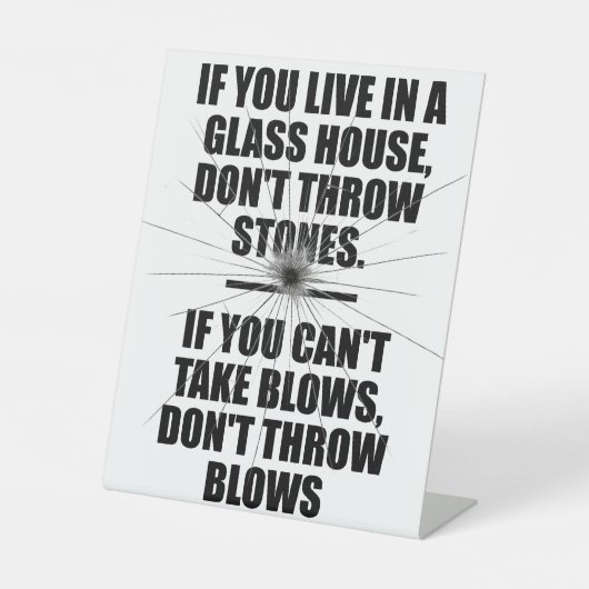 Motivierend Schreibtisch Sockelschild (Vorderseite)