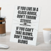 Motivierend Schreibtisch Sockelschild (In SItu)