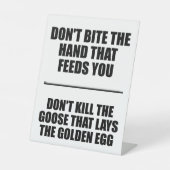 Motivierend Schreibtisch Sockelschild (Vorderseite)