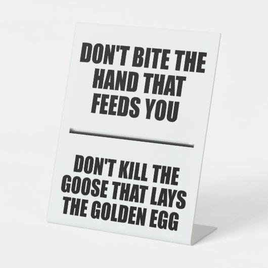 Motivierend Schreibtisch Sockelschild (Vorderseite)