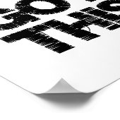 Motivierend Schwarz-Weiß-Zitat Sie Got Poster (Ecke)