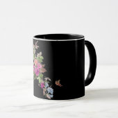 Motivierend Schwarze Tasse (VorderseiteRechts)