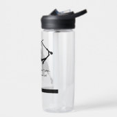 Motivierend Scooter-Zitat immer gut Trinkflasche (Links)