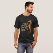 Motivierend Seepferd T-Shirt (Vorne ganz)