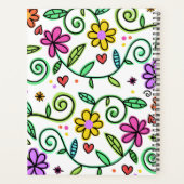 Motivierend Seien Sie netter Zitat, Glück und farb Planer (Rückseite)