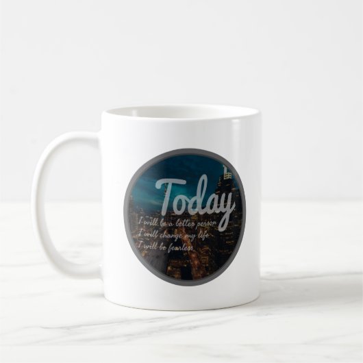 motivierend Selbstannahme Kaffeetasse (Links)