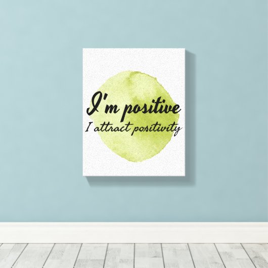 motivierend Selbstannahme Leinwanddruck (Insitu (Holzboden))