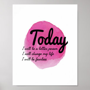 motivierend Selbstverständlichkeit Poster