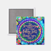 Motivierend Selbstziffer - Farbliche Inspiritivitä Magnet (Vorderseite/Rückseite)