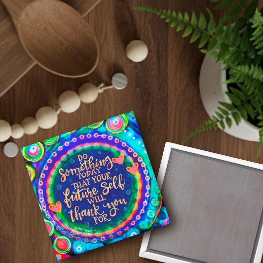 Motivierend Selbstziffer - Farbliche Inspiritivitä Magnet