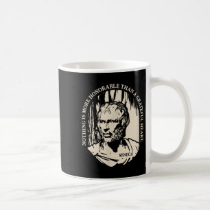 Motivierend Seneca Zitat - Dankbares Herz Kaffeetasse