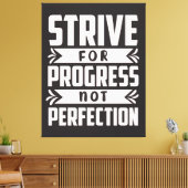 Motivierend Shirt Leinwanddruck (Insitu (Wohnzimmer))