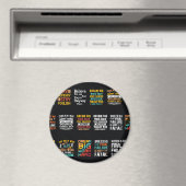 Motivierend Shirt Magnet (In Situ (Geschirrspüler))