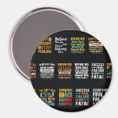 Motivierend Shirt Magnet (Vorderseite/Rückseite)