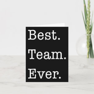Motivierend Shirts für Unternehmen am besten. Team Karte
