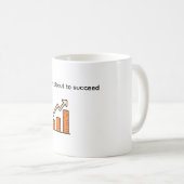 Motivierend Sie Werden Gerade Erfolgreich Benutzer Kaffeetasse (VorderseiteRechts)