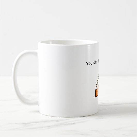 Motivierend Sie Werden Gerade Erfolgreich Benutzer Kaffeetasse (Links)