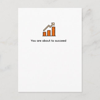 Motivierend Sie Werden Gerade Erfolgreich Benutzer Postkarte