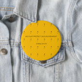 Motivierend, Silhouette Kokospalmen Button (Beispiel)