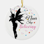 Motivierend Silouhette Keramik Ornament (Vorne)