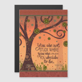 Motivierend sind Sie nicht fixiert Magnetkarte (Vorne/Hinten)