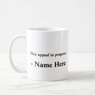Motivierend Slogan, individuell angepasst typograf Kaffeetasse