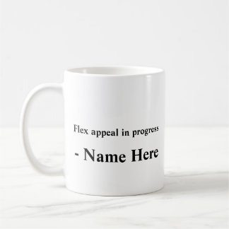 Motivierend Slogan, individuell angepasst typograf Kaffeetasse