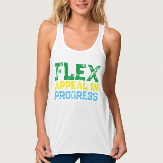 Motivierend Slogan Tank Top (Vorderseite)