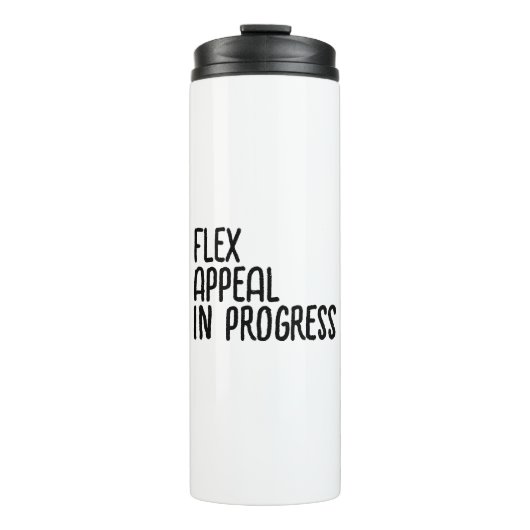 Motivierend Slogan Thermosbecher (Vorderseite)