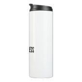 Motivierend Slogan Thermosbecher (Nach rechts gedreht)