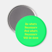 Motivierend Slogans Magnet (Vorderseite/Rückseite)