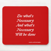 Motivierend Slogans Mousepad (Vorne)