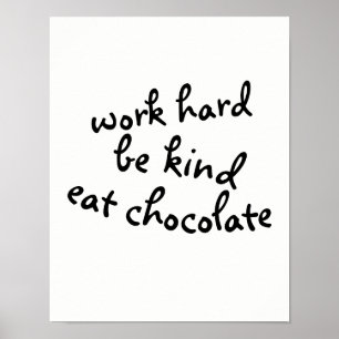 motivierend Spaß-Typografie schwarzweiß Poster
