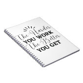 Motivierend Spiral-Foto-Notebook Notizblock (Rechte Seite)