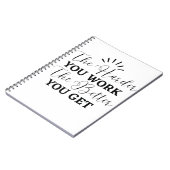 Motivierend Spiral-Foto-Notebook Notizblock (Linke Seite)