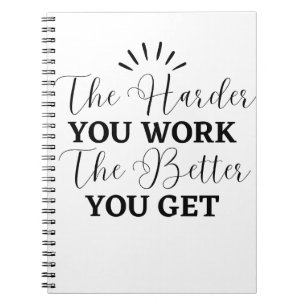 Motivierend Spiral-Foto-Notebook Notizblock