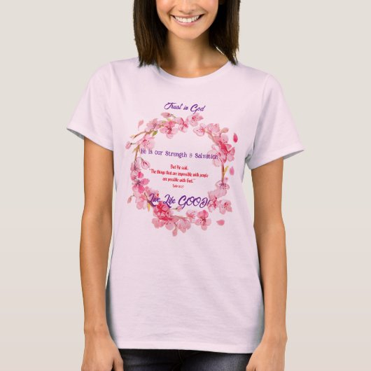 Motivierend Spiritualität Inspiration T-Shirt (Vorderseite)