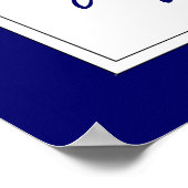 Motivierend Sportangebot Bluebird Bird Garden Poster (Ecke)