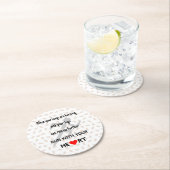 Motivierend Sportangebot Runder Pappuntersetzer (Vor Ort)