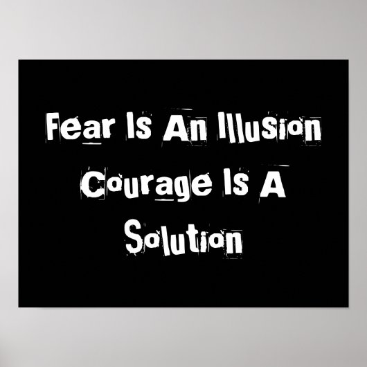 Motivierend Sportplakat Poster (Vorne)