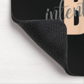 Motivierend Sprichwort mit dem Herzen Mousepad (Ecke)
