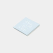 Motivierend Sprichwort-Typografie Post-it Klebezettel (angewinkelt)